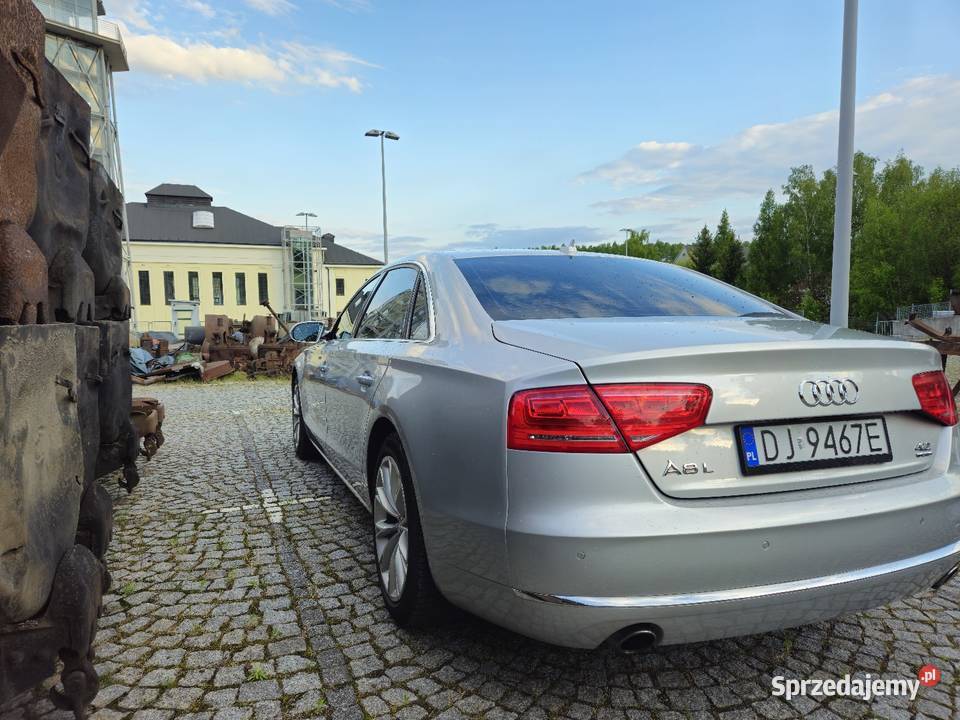 Audi A8L D4 42 FSI quattro 2012 Long 370 Rok produkcji 2012 dolnośląskie Jelenia Góra