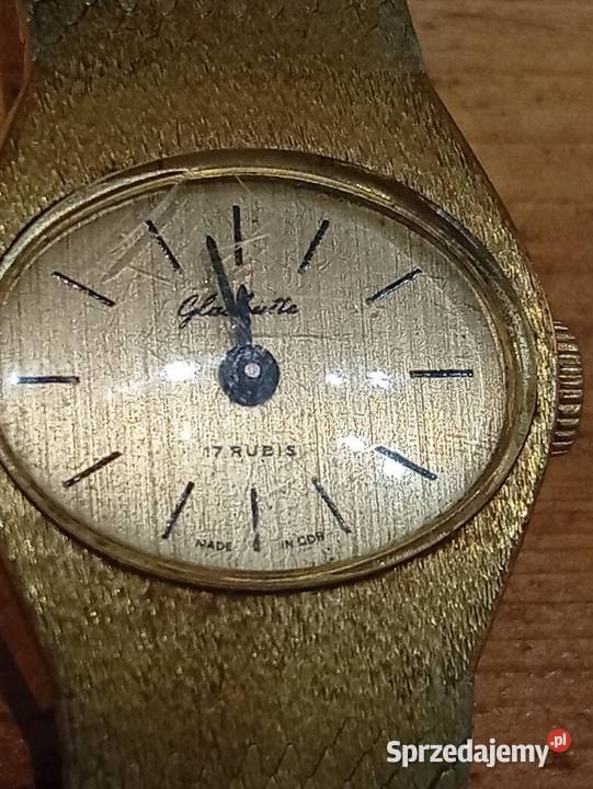 Zegarki damskie vintage pozlacane Nysa