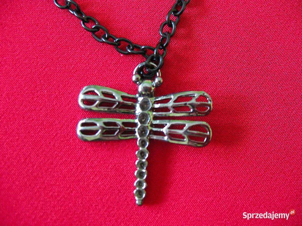 Naszyjnik wisior Ważka metal łańcuszek 94 Ozdoby Siedlce