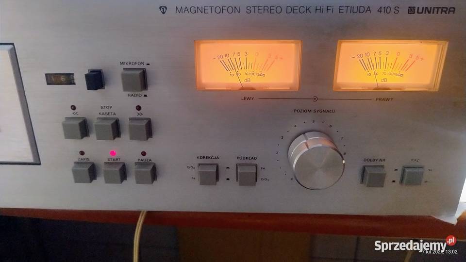 magnetofon MDS 410 S unitra Diora sprawny Ładny Magnetofony Piotrków Trybunalski