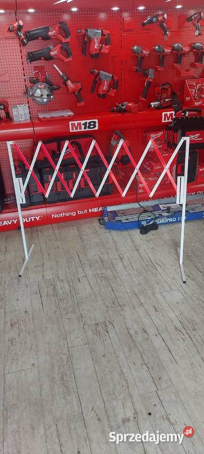 barierka ochronna zapora harmonijkowa rozsuwna małopolskie Nowy Sącz