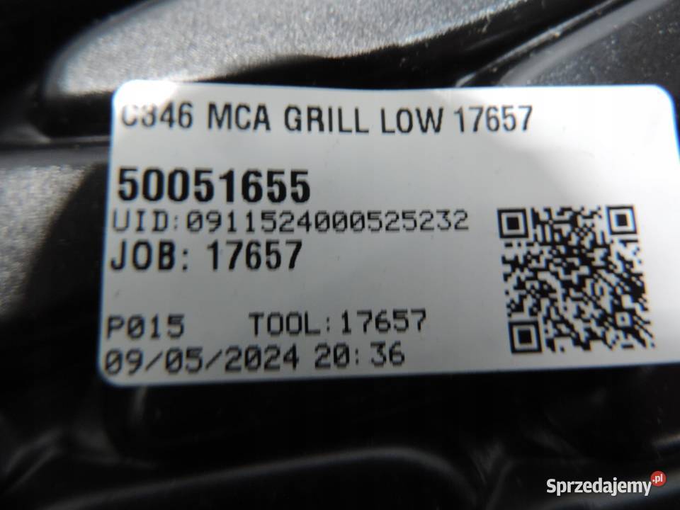GRILL ZDERZAKA PRZÓD FORD FOCUS MK3 LIFT