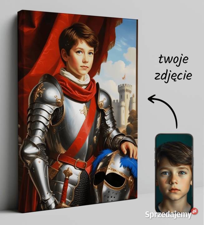 Obraz Portret Królewski na płótnie dziecko