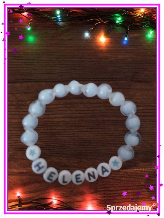 Bransoletki imienne personalizowane