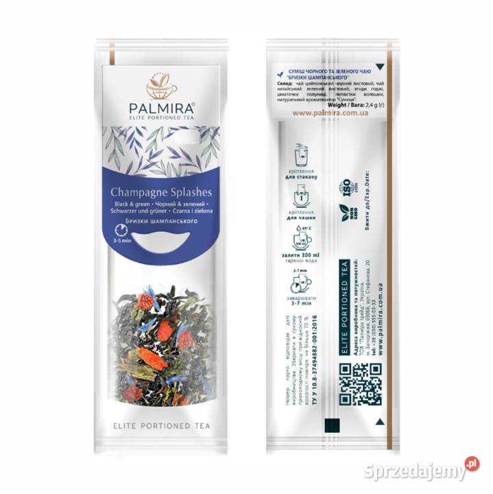 Palmira Champagne Splashes luksusowa herbata Kraków