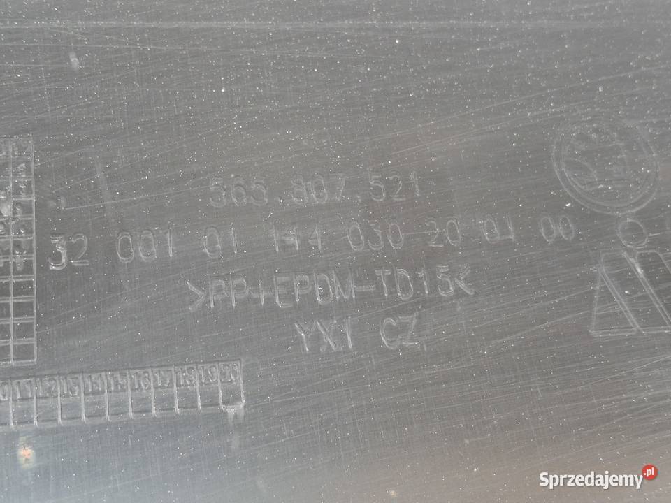 SKODA KODIAQ ZDERZAK TYŁ TYLNY DOKŁADKA PDC Zderzaki Bieleń