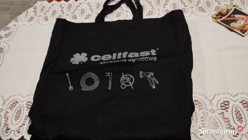 torba materiałowa duża czarna wielkopolskie Poznań sprzedam