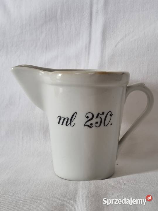 Przedwojenny dzbanek apteczny miarka 250 ml Warszawa sprzedam