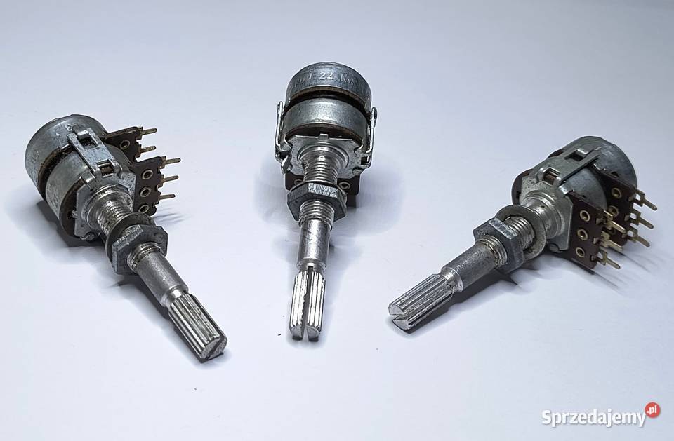 Potencjometr 2x22kA Unitra TELPOD Części i akcesoria Gdańsk