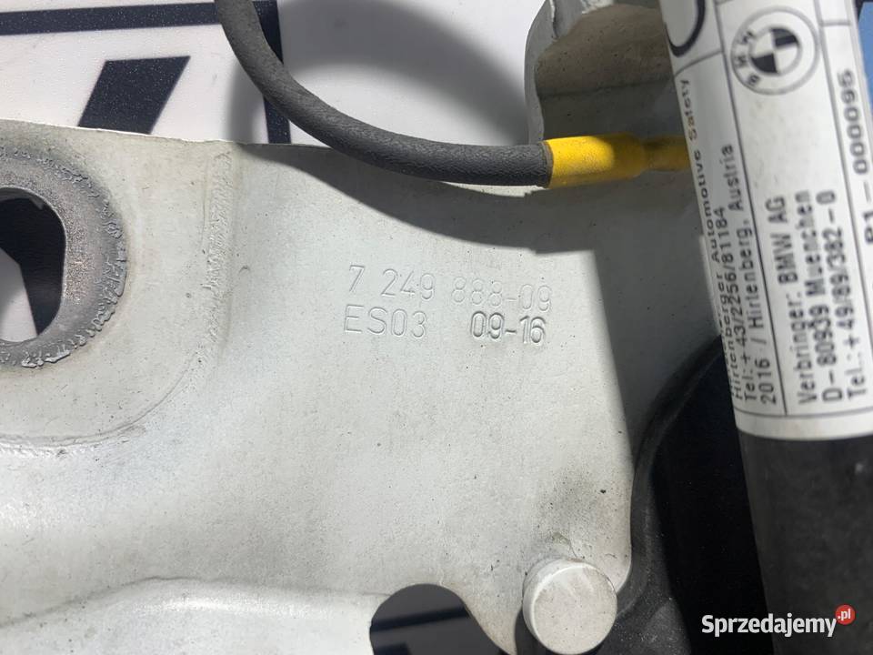 BMW F10 F11 ZAWIAS MASKI PRAWY NABÓJ ORYGINAŁ dolnośląskie sprzedam