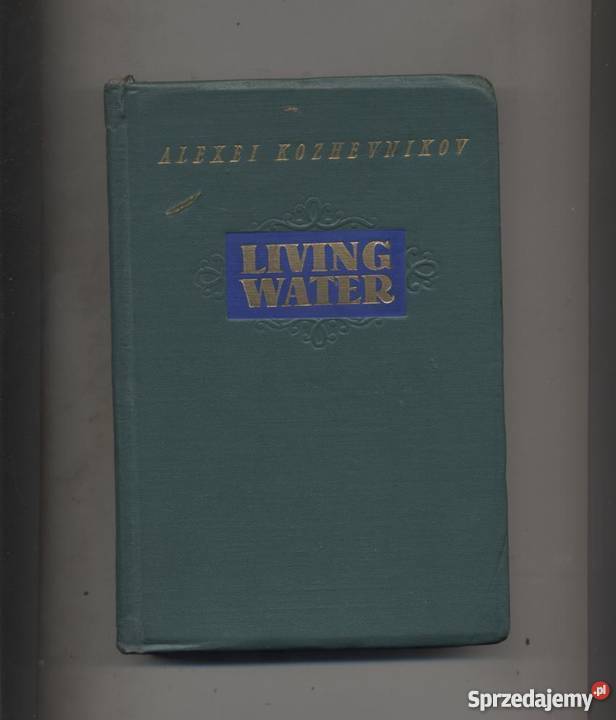 Living Water Książki i Podręczniki zachodniopomorskie Szczecin sprzedam