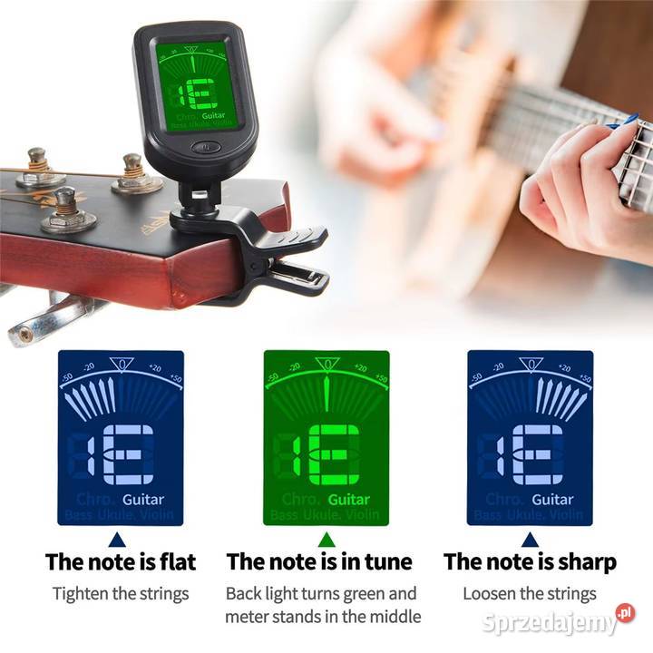 STROIK DO GITARY SKRZYPIEC UKULELE ITP TUNER Płock