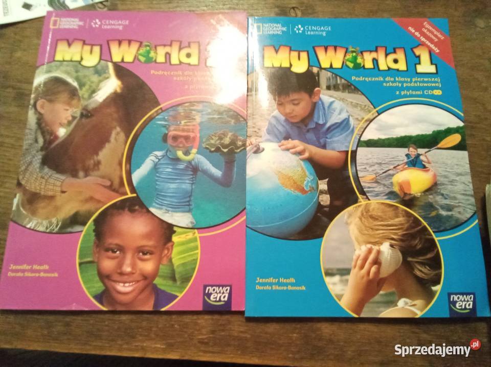 Podręczniki my world 1 i 2 Cen komplet tradycyjny podręcznik Podręczniki Książki i Podręczniki Warszawa