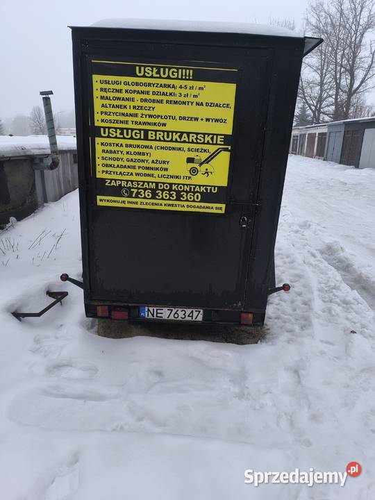 Przyczepka które ntener Burtowe i plandeki Lidzbark Warmiński sprzedam