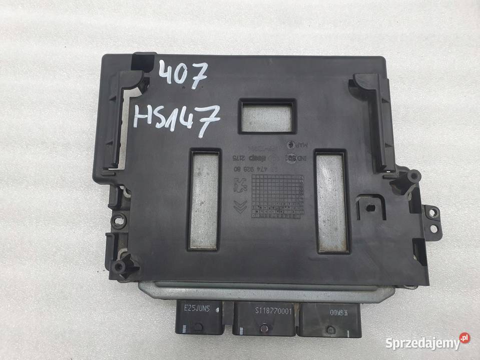 STEROWNIK KOMPUTER SILNIKA PEUGEOT 407 osobowe