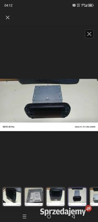 Fiat Panda III radio wyświetlacz monitor osobowe Wrocław