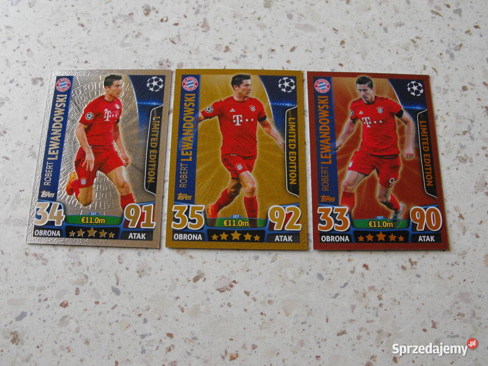 Karty Champions League 20152016 LIMITED EDITION Mykanów