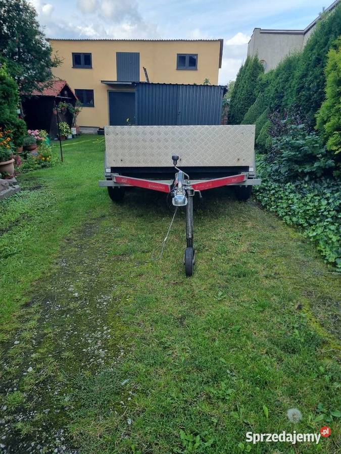 Przyczepa dwuosiowa 2019r 305x125 aluminiowa Jabłonowo Pomorskie sprzedam