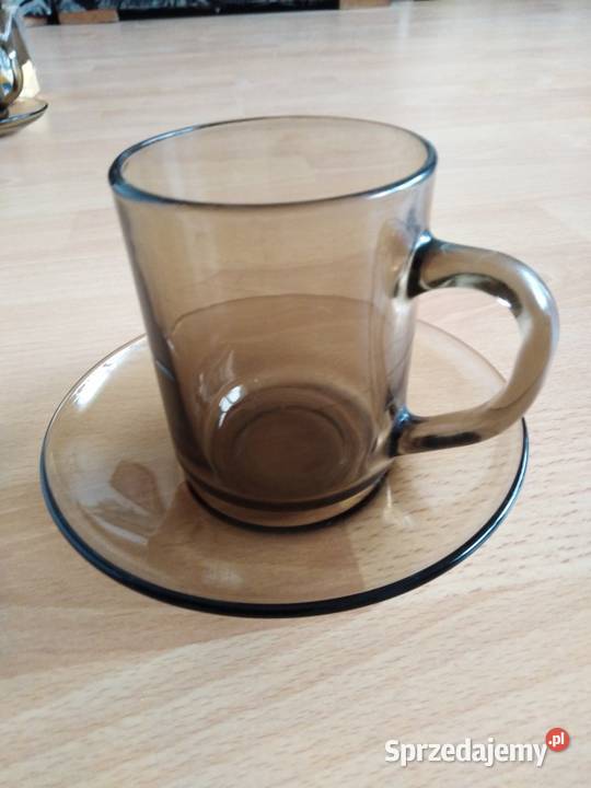 Zestaw naczyń Arcoroc przydymiony 27 elementów pomorskie Lębork