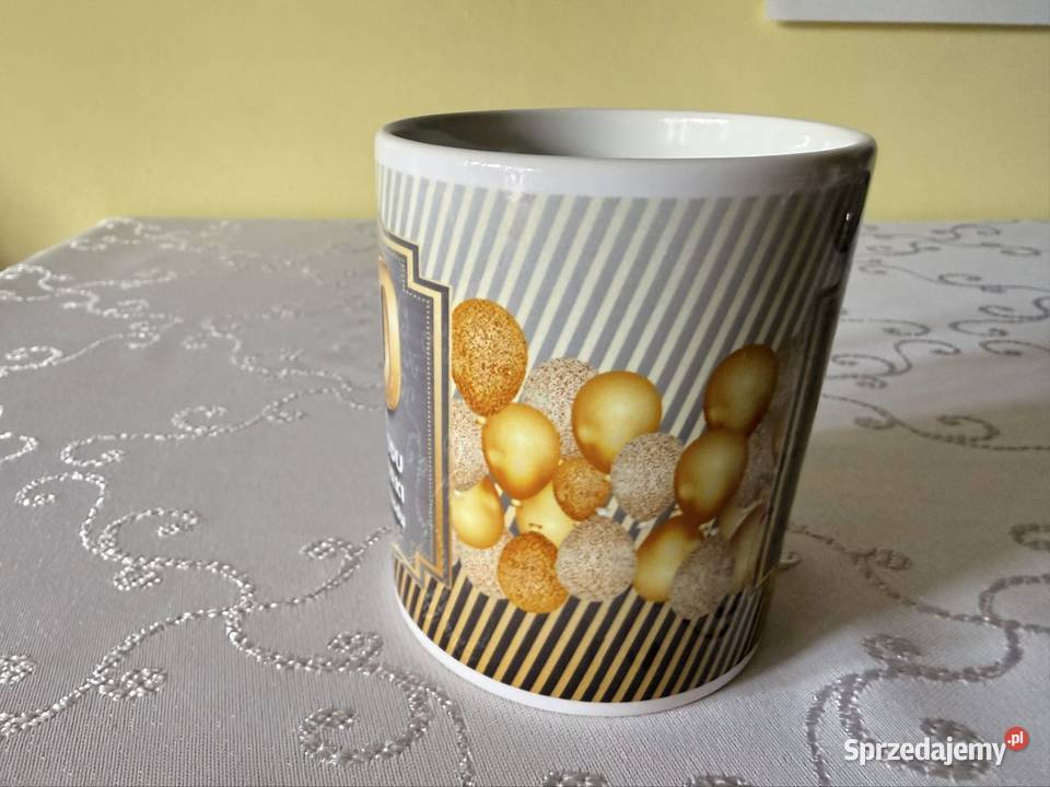 Kubek Ceramiczny 50 Urodziny 300ml Prezent na 50 wielokolorowy Czerwionka-Leszczyny