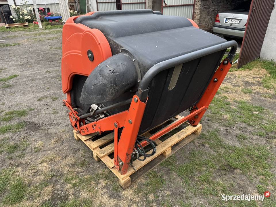 Kosz na trawę wysoki wysyp turbina ssawa rura Pobiedziska sprzedam