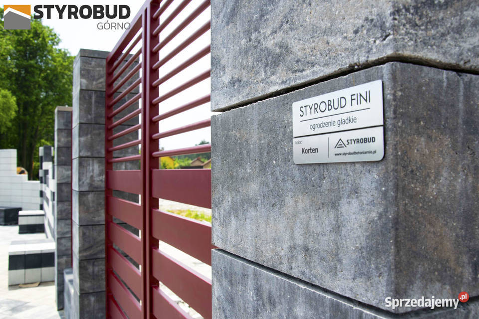 Gładkie ogrodzenia z betonu pustaki 360x360x200 Rzeszów