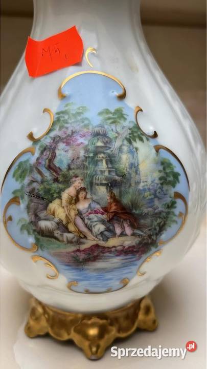 Wazon z białej porcelany Karlskrona Szwecja pomorskie Gdańsk