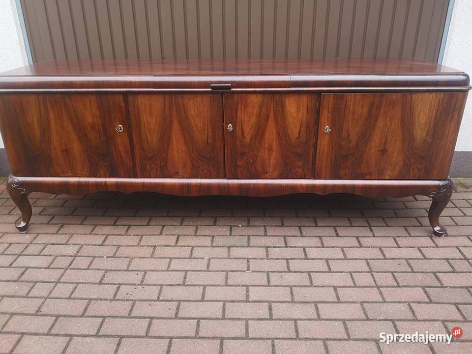 Komoda Bufet Orzech Solidna 242 RTV Stara Antyk Swarzędz