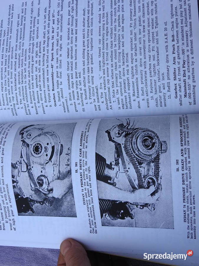 Indian Scout Chief Four Military serwis nie Pozostałe