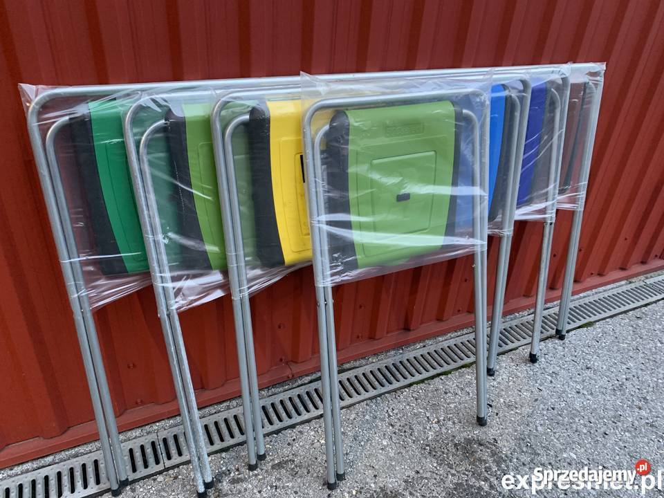 Stojak na worki na śmieci do sortowania odpadów Kraków