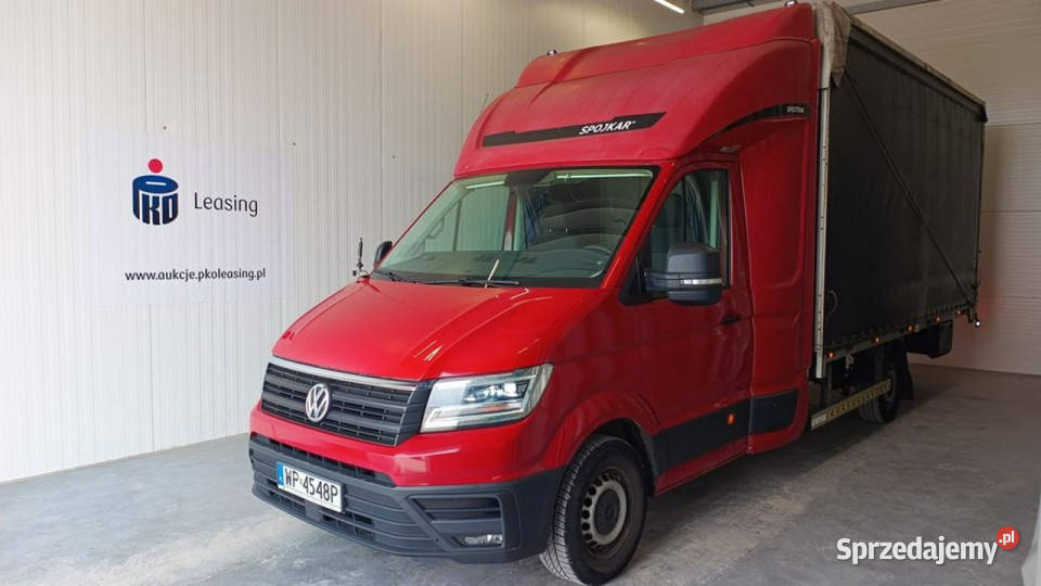 Volkswagen Crafter 35 TDICR E6 35t czerwony mazowieckie Grójec