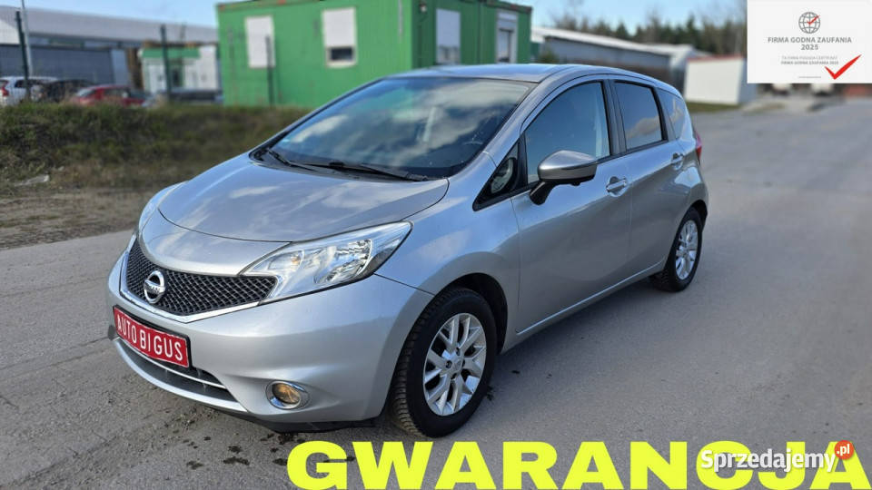 Nissan Note mały przebieg kamera 360 navigacja szary Lębork