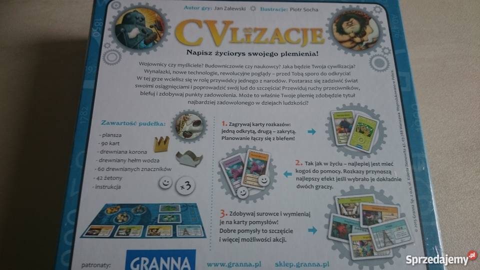 CVlizacje gra planszowa rodzinna Kielce