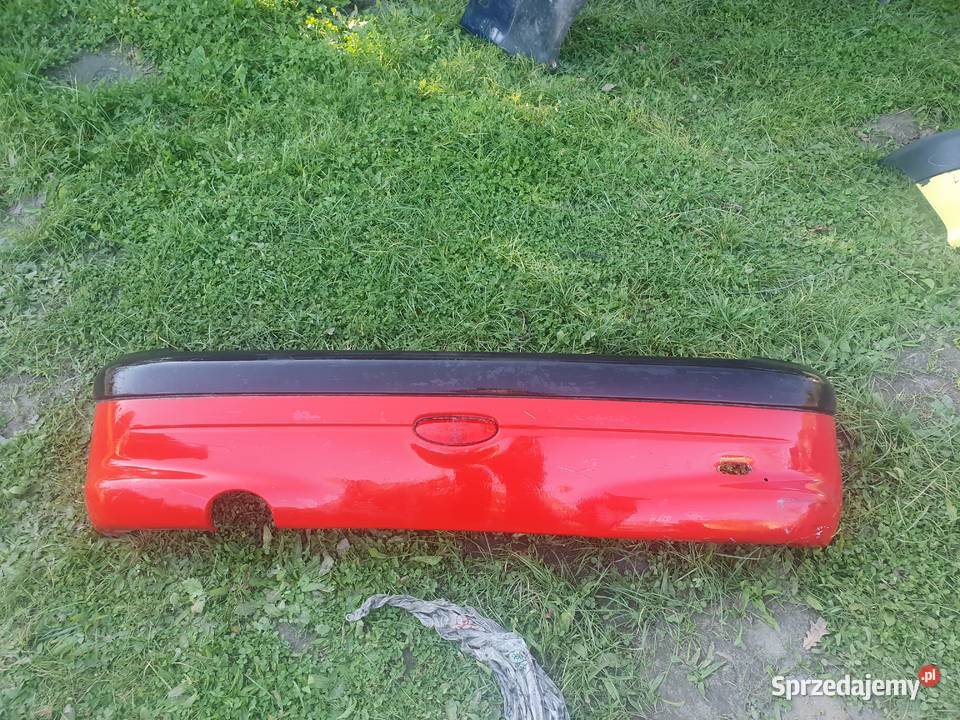 Zderzak tylny tył przedlift Peugeot 206 czerwony