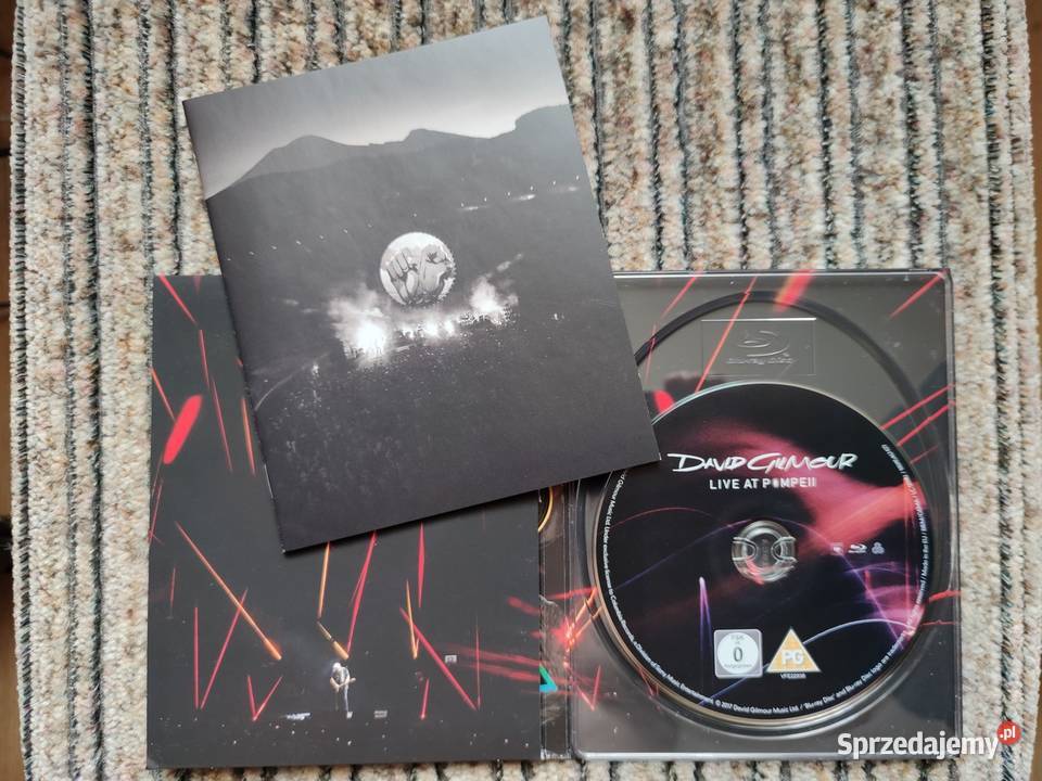DAVID GILMOUR Live at Pompeii 1 płyta Muzyka