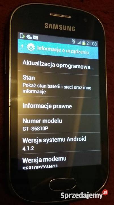 Samsung Galaxy Fame GTS6810p Bez Simlocka Ładny Elektronika mazowieckie Warszawa