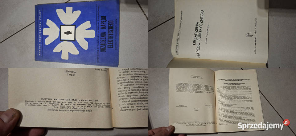 Pierwsze wydanie URZĄDZENIA NAPĘDU ELEKTRYCZNEGO Łęczyca sprzedam