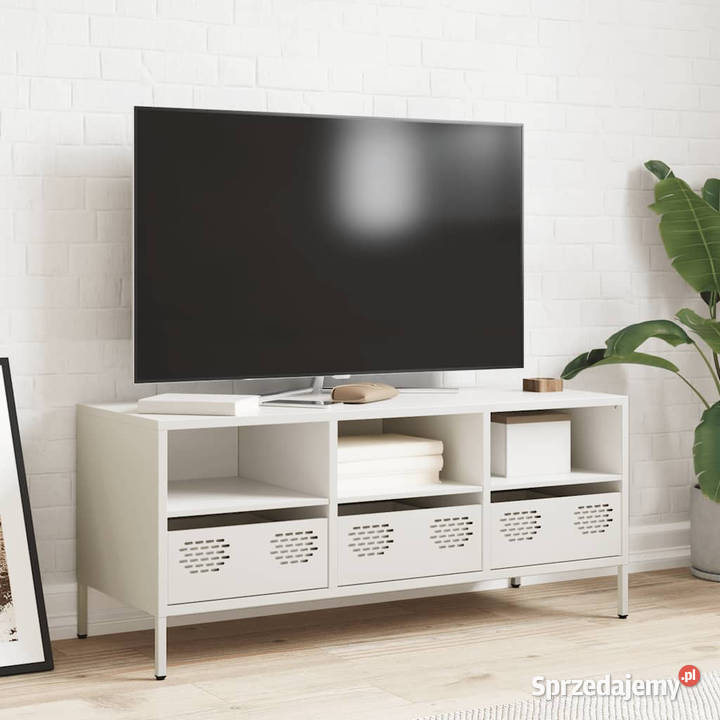 Szafka RTV biała 1015x39x435 stal walcowana na Warszawa