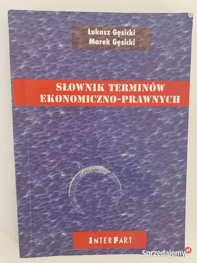 Słownik terminów ekonomicznoprawnych Warszawa sprzedam