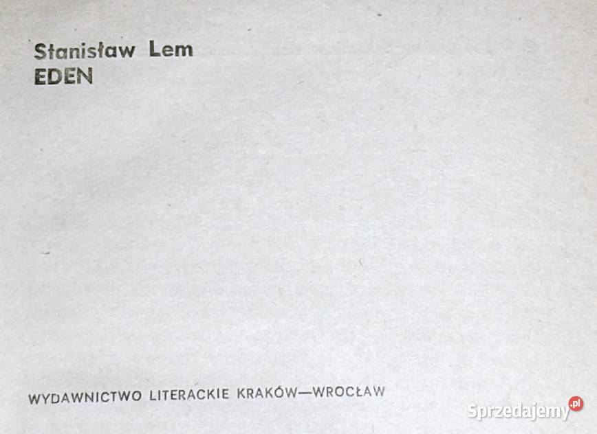 Eden Stanisław Lem Chełm