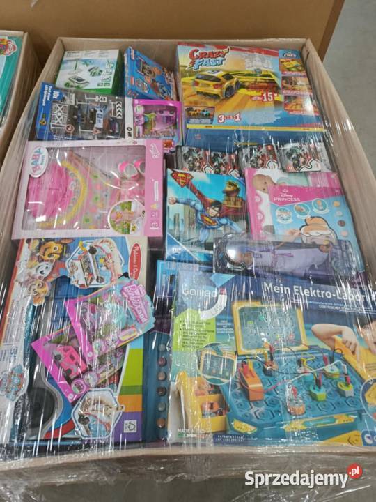 Paleta z mixem nowych zabawek około 100 W Kowal