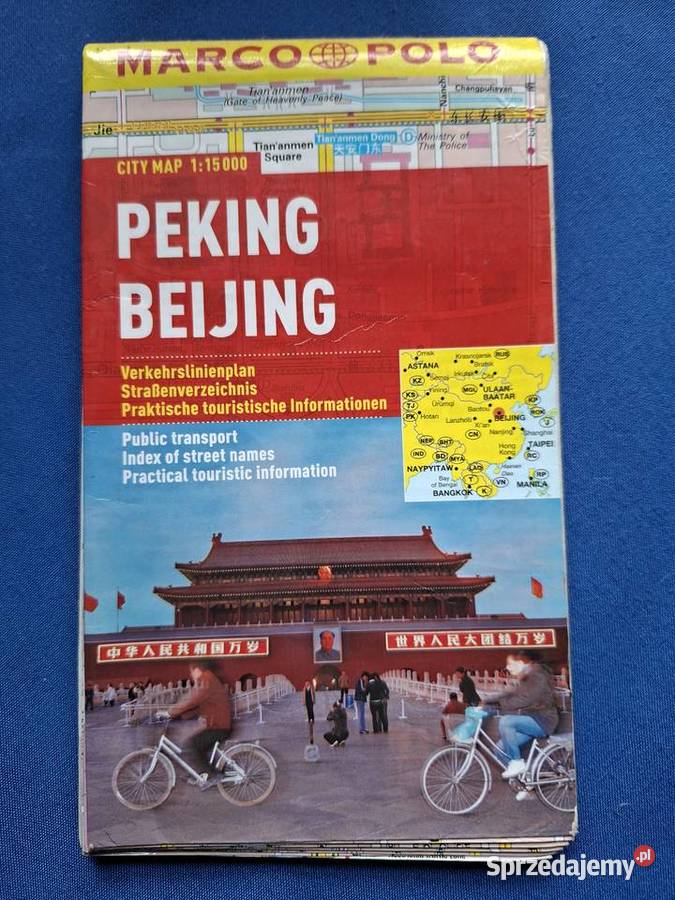 Pekin Beijing city map 115 000 Marco Polo Kraków
