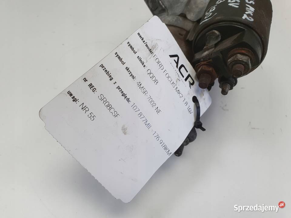 ROZRUSZNIK Ford C Focus mk2 18 16V ROZRUSZNIK osobowe lubelskie Rudka