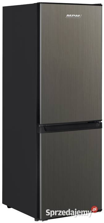 Lodówka MPM 142x50x56 Inox wolnostojące Lodówki i zamrażarki