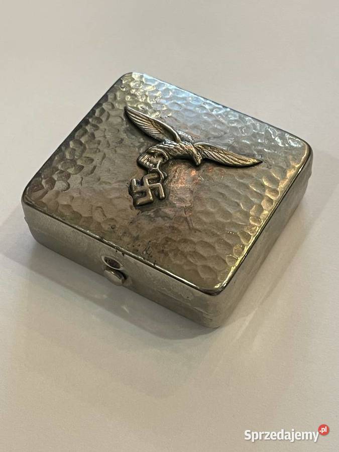 Popielniczka kieszonkowa Luftwaffe metalowe Kraków
