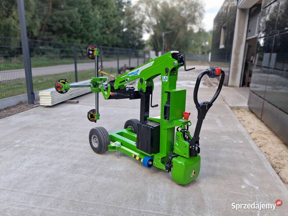 Robot manipulator do transportu szkła okien MWM Koronowo