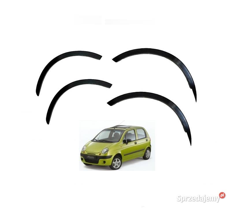 Daewoo Matiz nakładki na błotnik czarny mat 4 Ostrów Wielkopolski