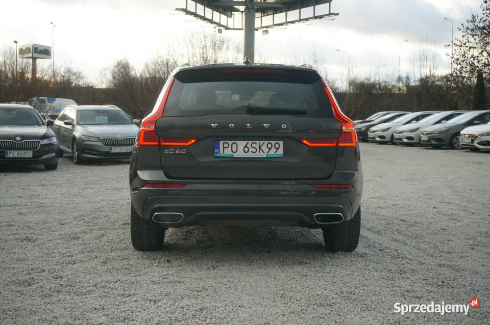 Volvo XC 60 B4 197 RDesign Salon Polska Faktura czujnik zmierzchu Poznań