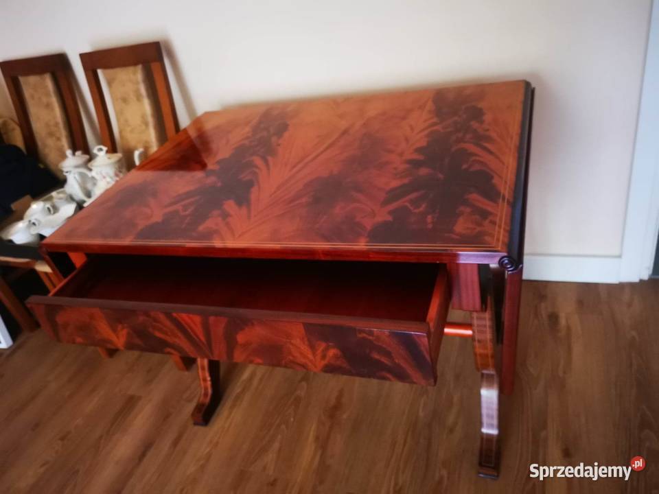Stół rozkładany w stylu Biedermaiera łódzkie Łódź