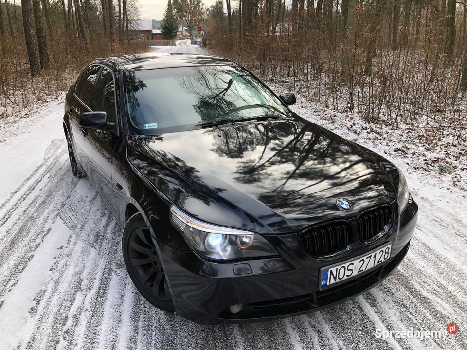 BMW E60 20 D 2007r NAVI SKORY XENON manualna Ostróda